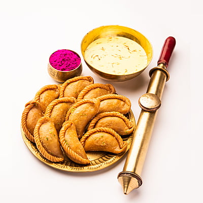 Pidikiya/Gujhiya in refined oil (Sugar Free)